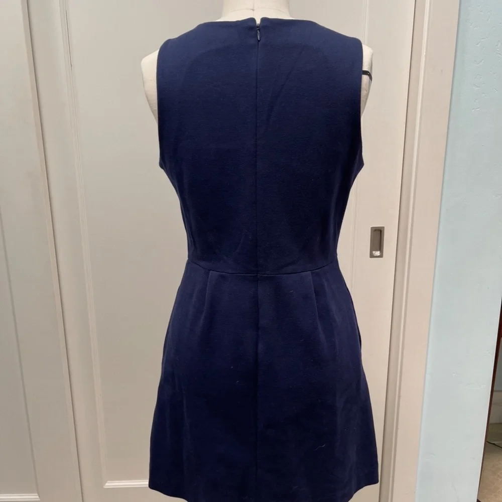 Madewell pleated Dress | Blue | Size M - Picture 3 of 3